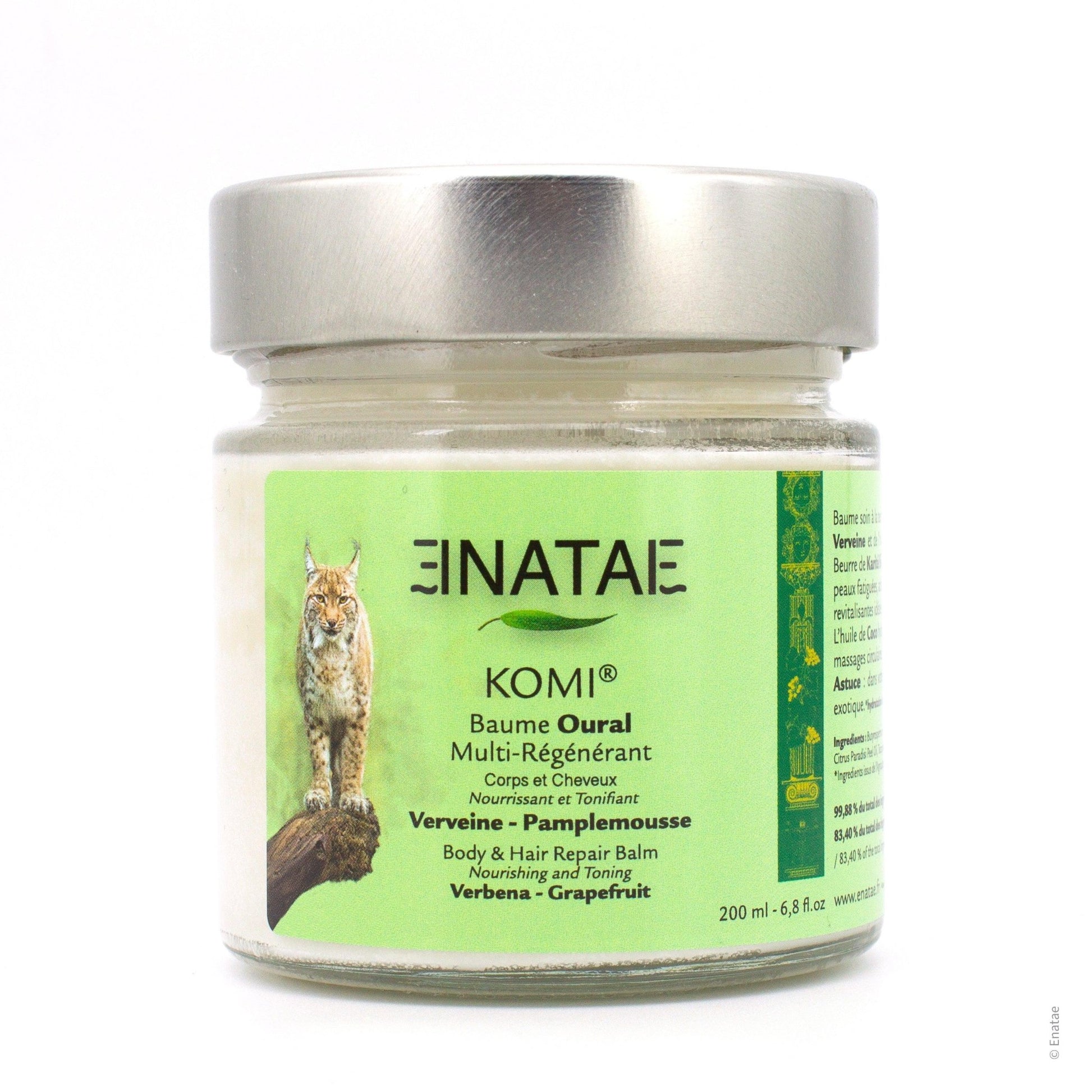 Baume Soin Corps raffermissant - KOMI - Verveine Pamplemousse - MalorieV