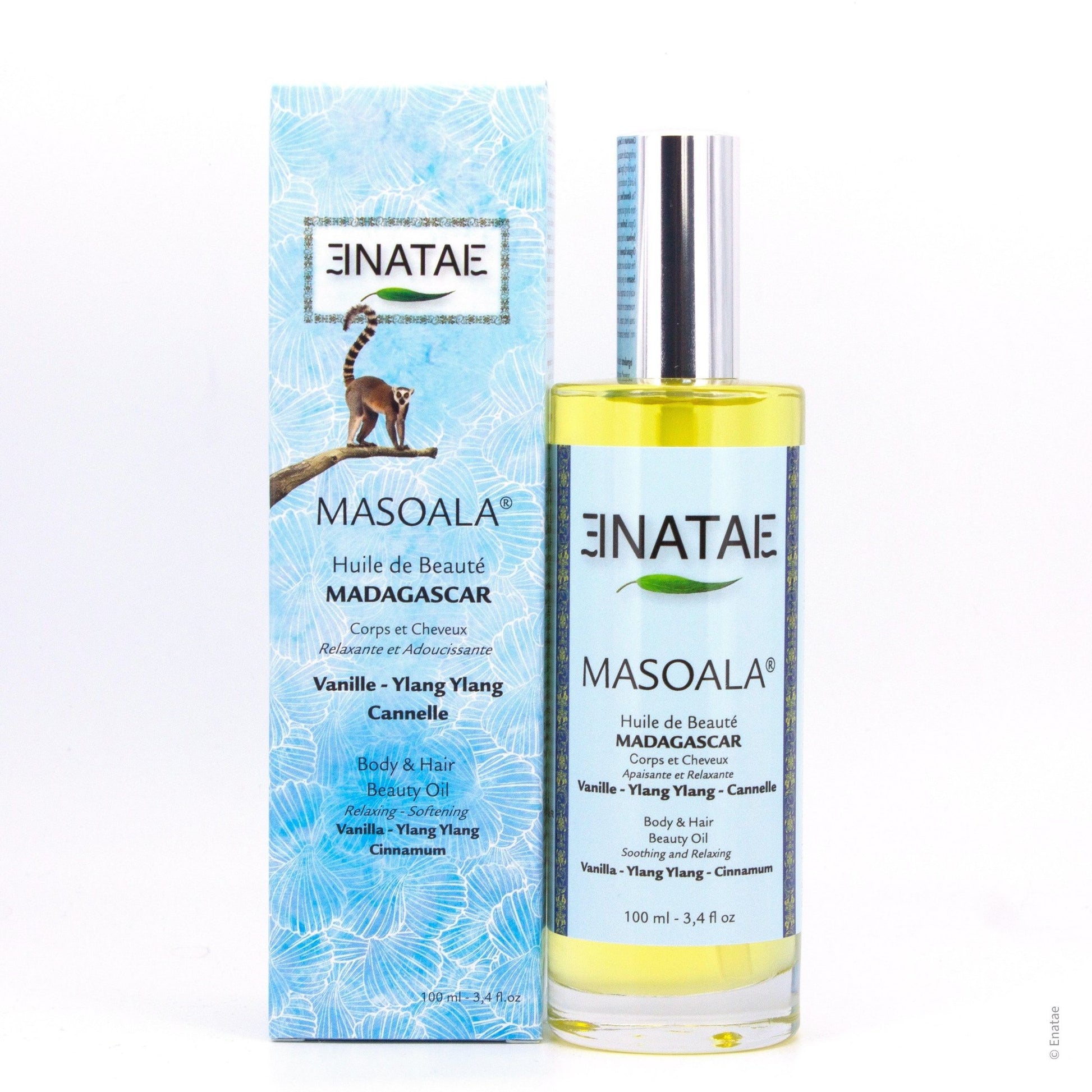 Huile de Beauté corps - MASOALA - Vanille Ylang Ylang Canelle - MalorieV